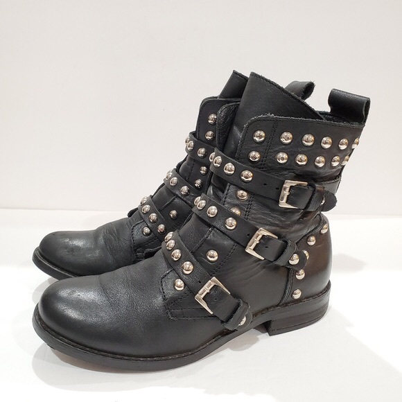 Steve Madden Mexican Leather Studded Boots - Picture 16 of 16